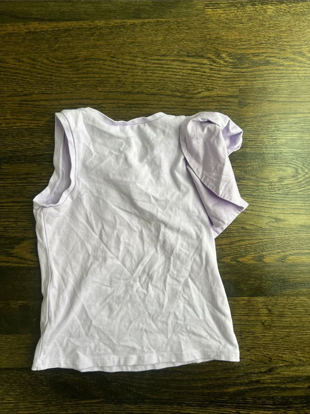 NEW / NWOT — Habitual Lavender Flutter/Ruffle Sleeve Tank top/sleeveless…